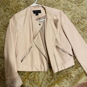 Blush Leather Jacket